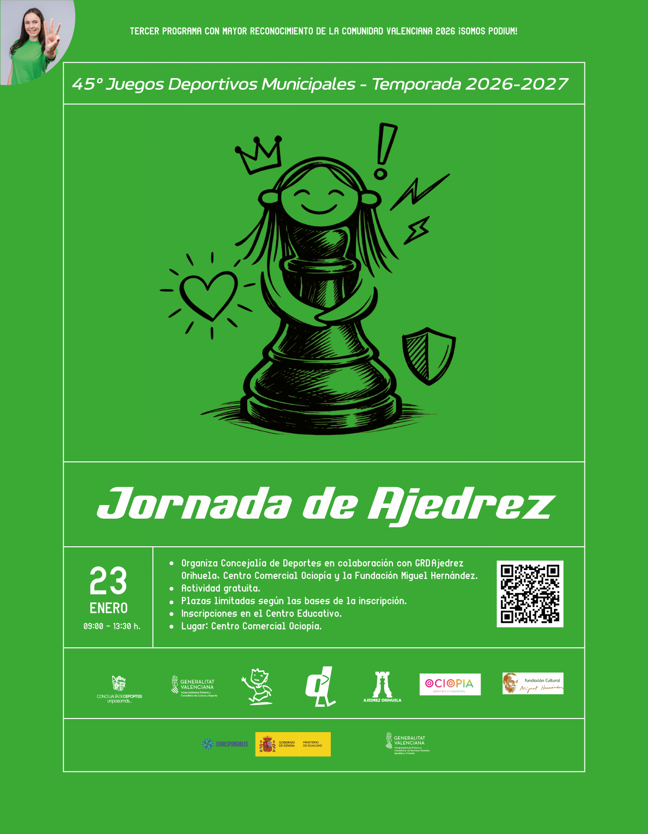 Cartel Ajedrez 44º