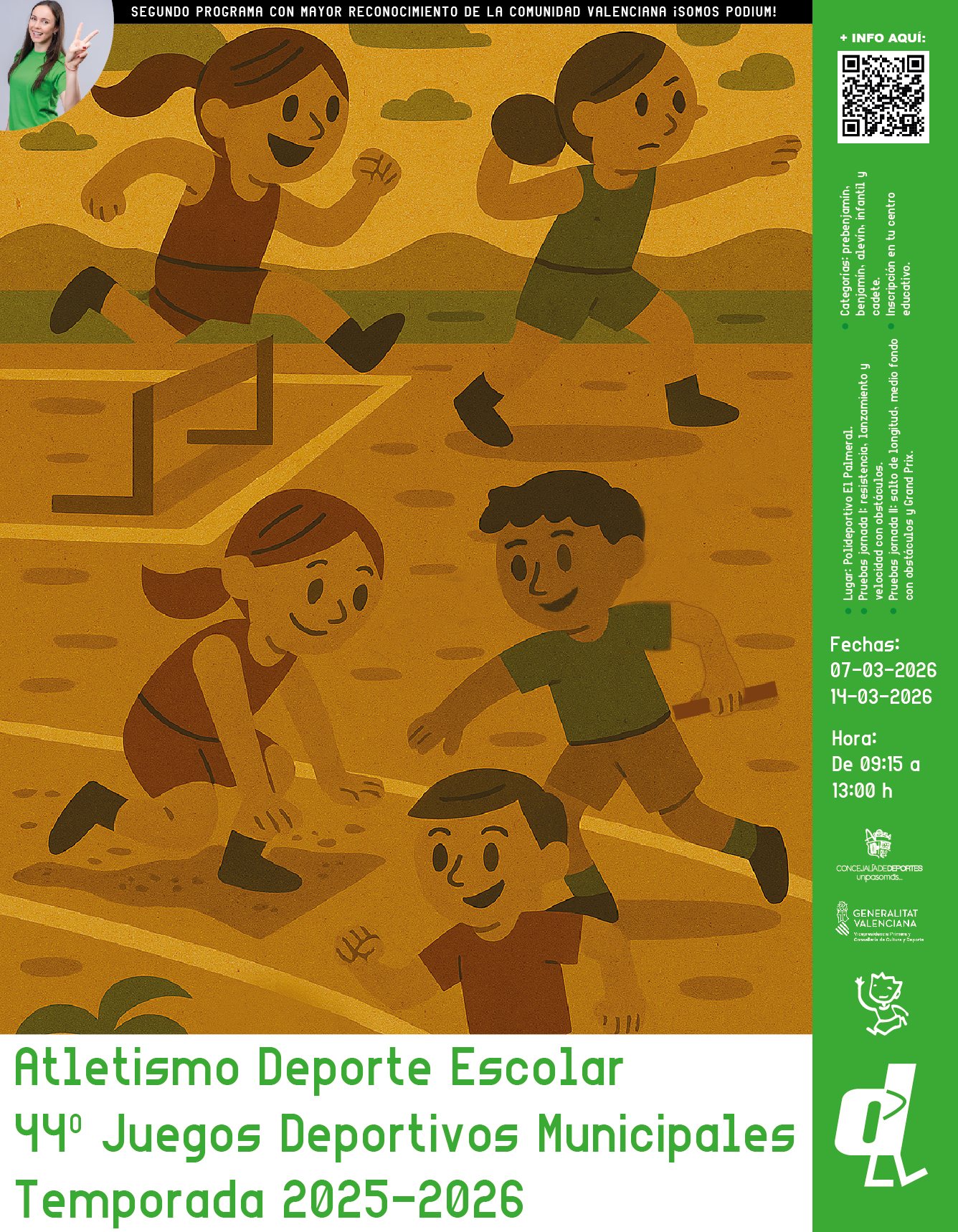 Cartel Atletismo 43&ordm;