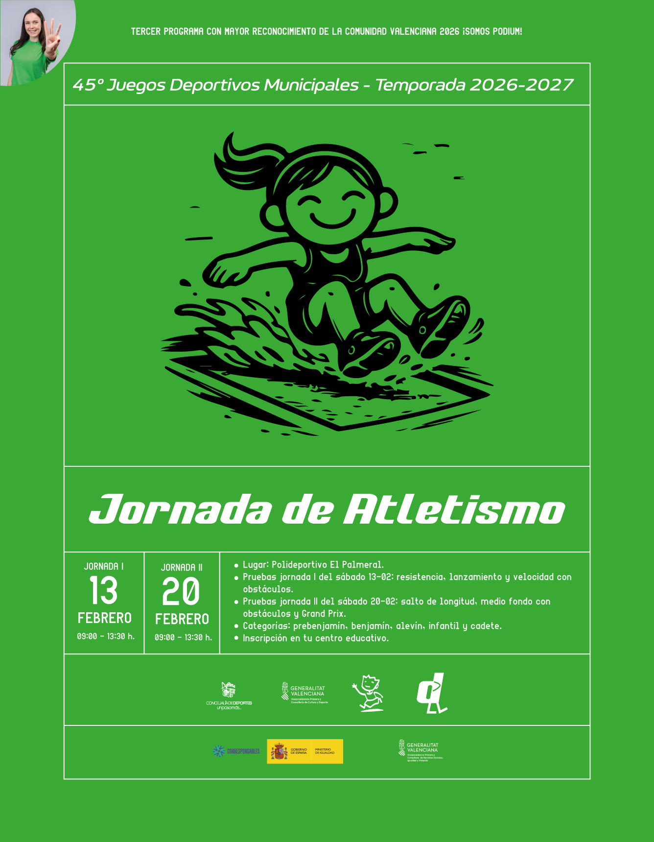 Cartel Atletismo 45º