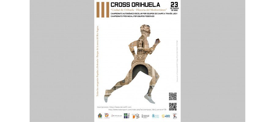 Imagen Arrancan las inscripciones para el III Cross Orihuela -Ciudad de Orihuela - Historia del Mediterráneo-