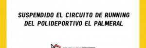 Imagen Suspendido el circuito de running del polideportivo El Palmeral